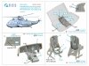 Quinta Studio QDS-48429 Westland Sea King HAS.1 3D-Printed & coloured Interior on decal paper (Airfix) (Small version) 1/48